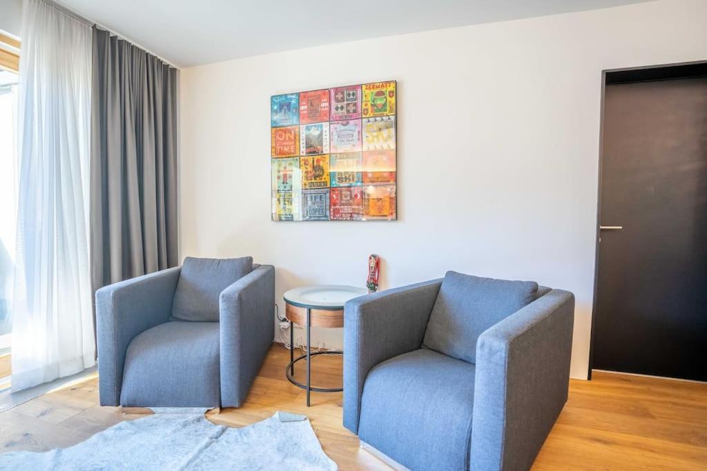 Moderne Wohnung Mit Ausblick Und Viel Sonne Zermatt Ngoại thất bức ảnh