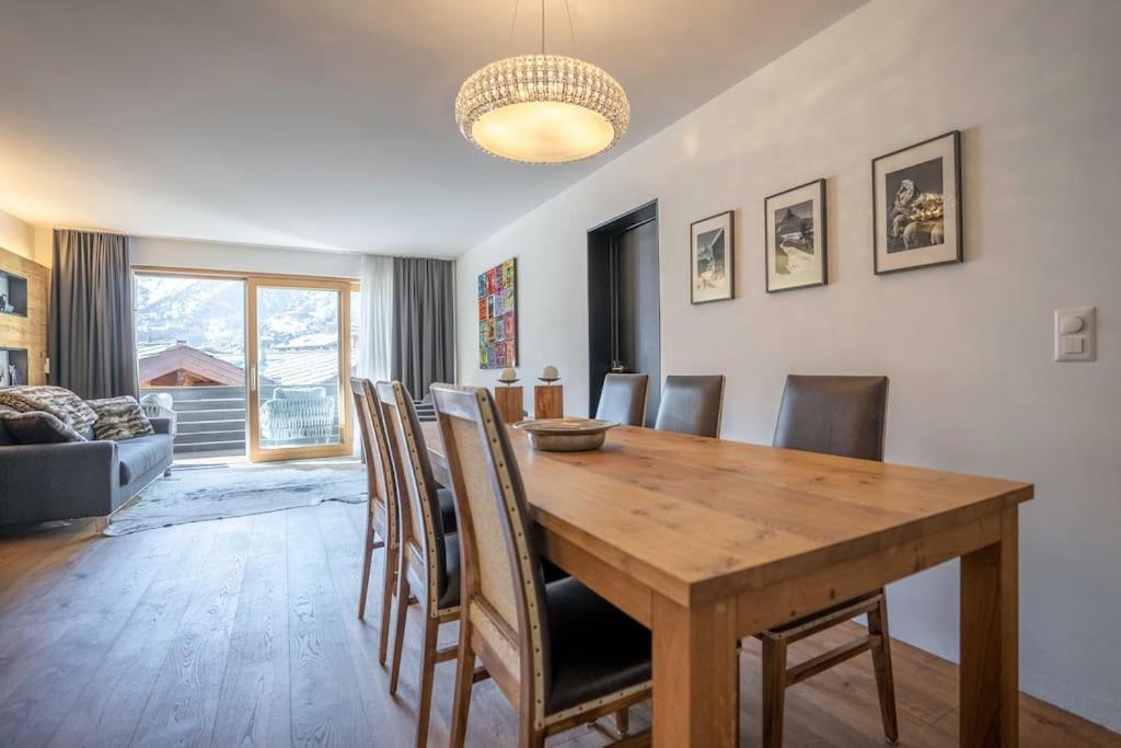 Moderne Wohnung Mit Ausblick Und Viel Sonne Zermatt Ngoại thất bức ảnh